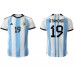 Maillot de foot Argentine Nicolas Otamendi #19 Domicile vêtements Monde 2022 Manches Courtes